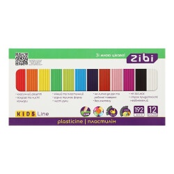 Пластилин 12 цветов, KIDS Line