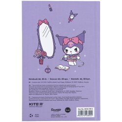 Книга записная А6, 80 листов клетка KITE