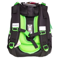 Ранец SchoolCase Mini 2 отделения 35x27x16 см, полиэстер, "Car"