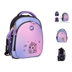 Рюкзак школьный полукаркасный YES S-109 Cute Unicorn