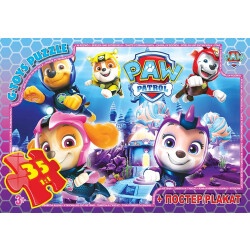Пазлы серии "Paw Patrol" (Щенячий патруль) 35 элементов