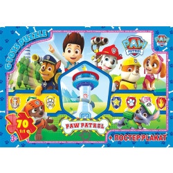 Пазлы серии "Paw Patrol" (Щенячий патруль) 70 элементов