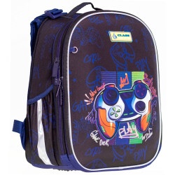 Ранец SchoolCase Mini 2 отделения 35x27x16 см, полиэстер, "Game"