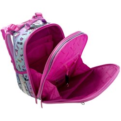 Ранец SchoolCase Mini 2 отделения 35x27x16 см, полиэстер, "Cute Unicorn"