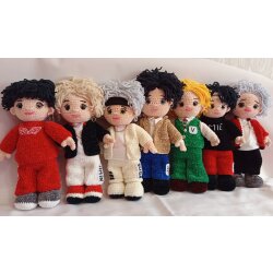 Коллекционная мягкая игрушка амигуруми Джей-Хоуп (j-hope) , БТС