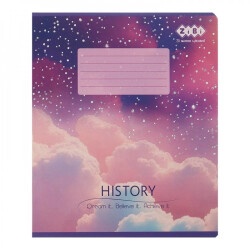 Тетрадь 36 листов клетка предметная - История CLOUDS