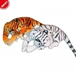 Тигр с тигренком мягкая игрушка